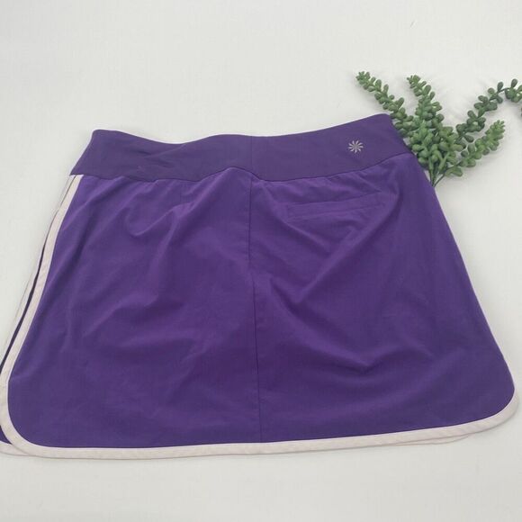 Athleta Athletic Swift Skort Side Zip Pockets Skirt Purple Size 6 - Picture 1 of 10